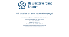 Desktop Screenshot of hausaerzteverband-bremen.de
